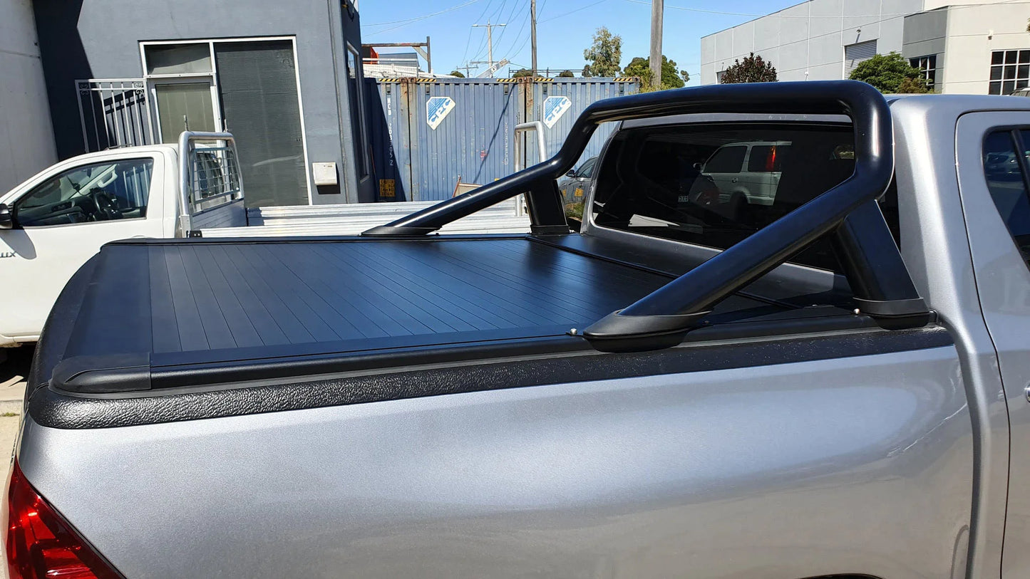 TOYOTA HILUX SR5 GR SPORT DC 2015-2024 ELECTRIC ROLLER SHUTTER COVER for Sports Bar tonneau hard lid (SUPPLIED & FITTED IN STORE ONLY)