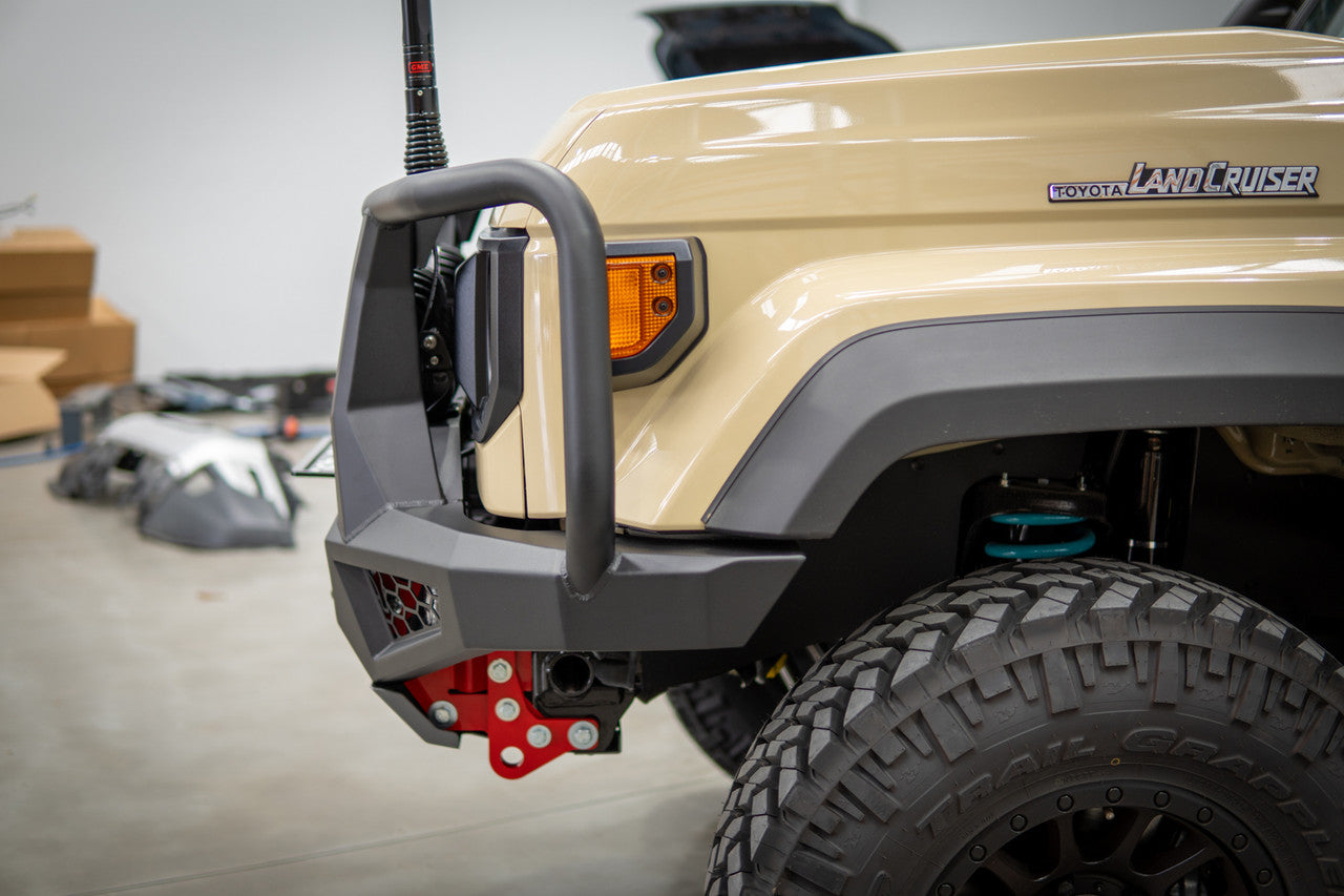 Toro Bull bar, Suitable for Toyota Land Cruiser (facelift) 76, 78, 79 Series, 2024 on (SUPPLIED & FITTED IN STORE ONLY)