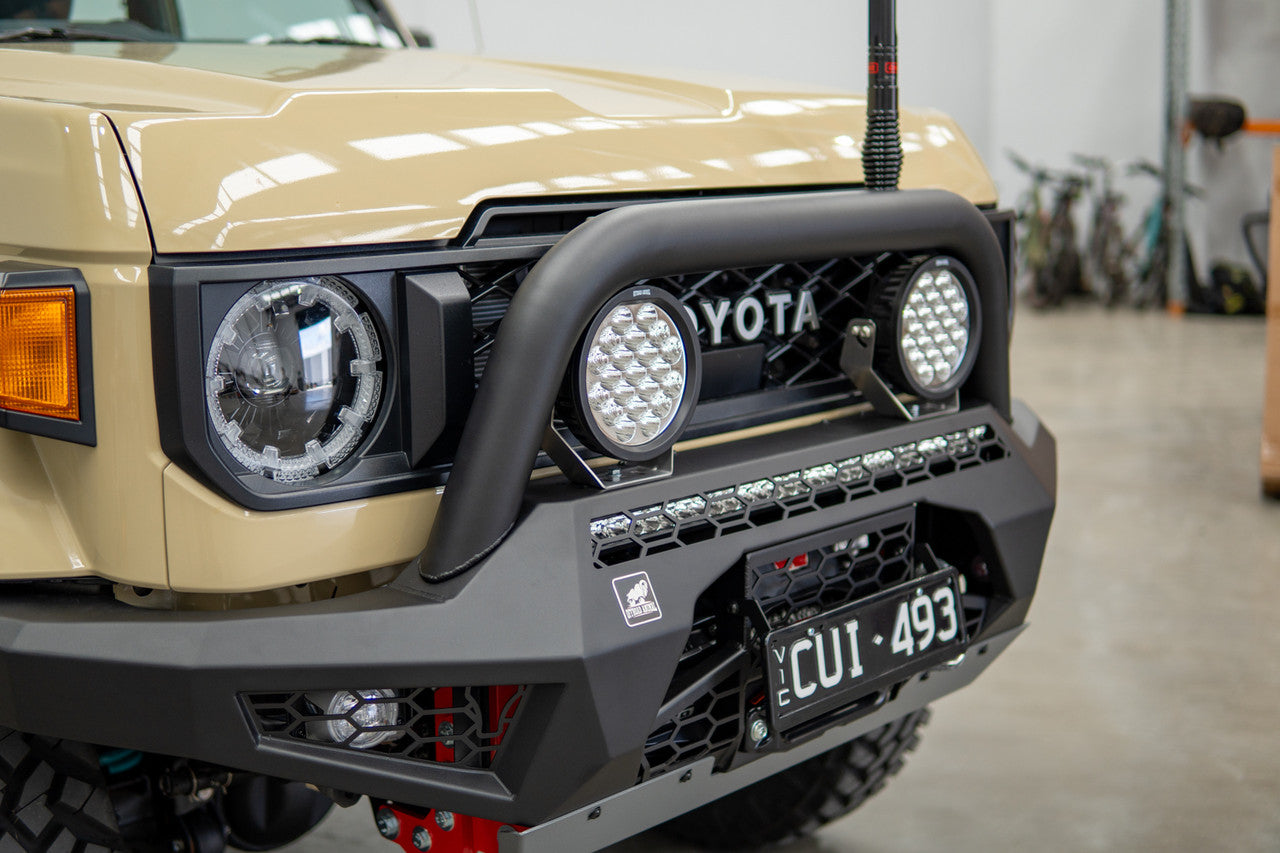 Predator Bull bar, Suitable for Toyota Land Cruiser (facelift) 76, 78, 79 Series, 2024 on (SUPPLIED & FITTED IN STORE ONLY)