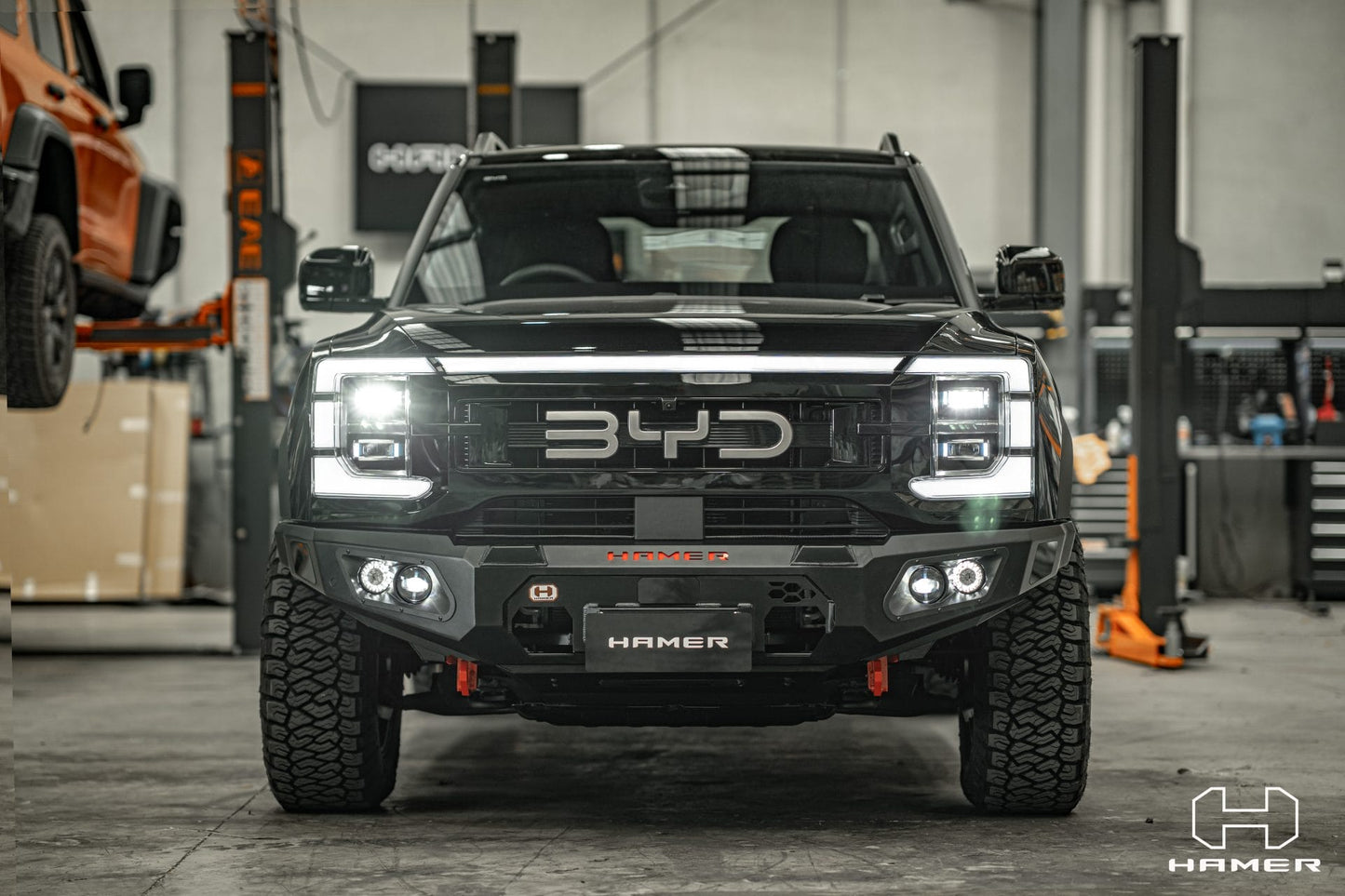 HAMER King series bull bar for BYD Shark 6 (2024 – Present)