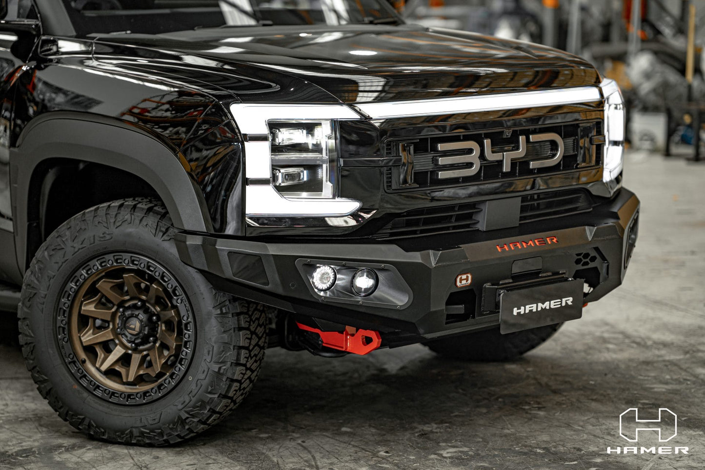 HAMER King series bull bar for BYD Shark 6 (2024 – Present)