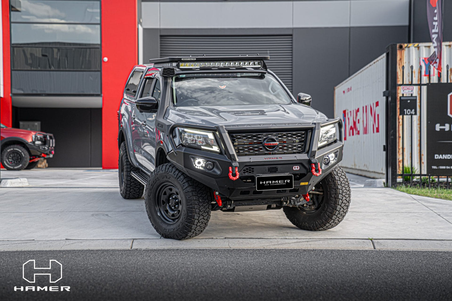 HAMER King series Plus bull bar for Nissan Navara (2021 – Present)