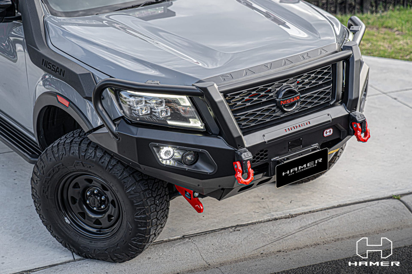 HAMER King series Plus bull bar for Nissan Navara (2021 – Present)
