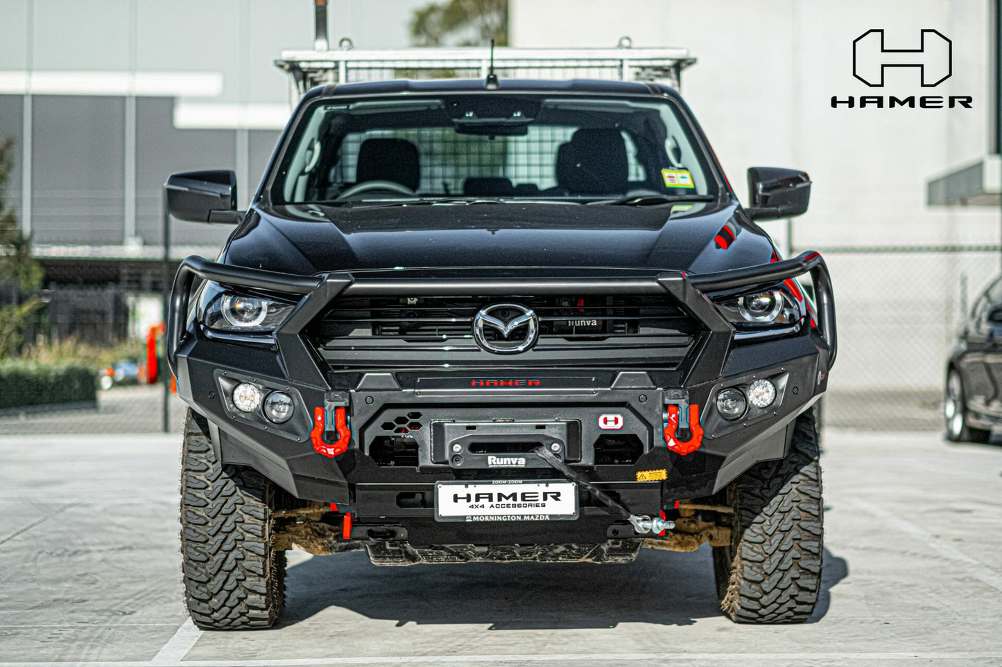 HAMER King series Plus bull bar for Mazda BT-50 (2021 – 2024)