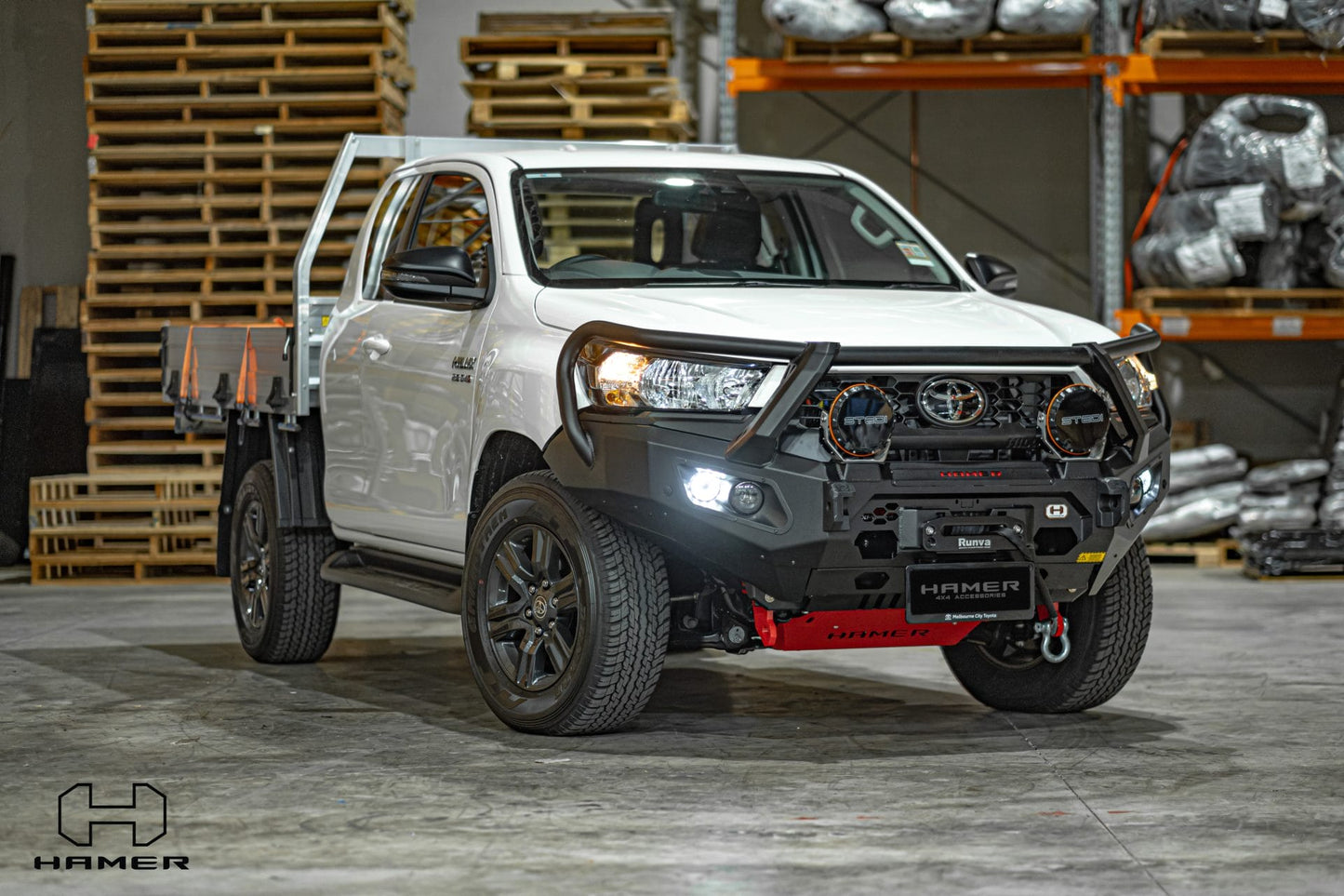 HAMER King series Plus bull bar for Toyota Hilux (2024 – Present)