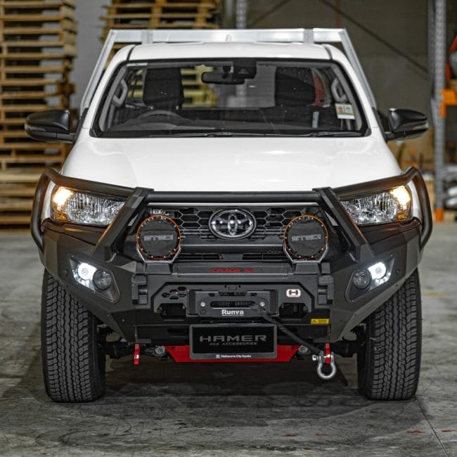 HAMER King series Plus bull bar for Toyota Hilux (2024 – Present)