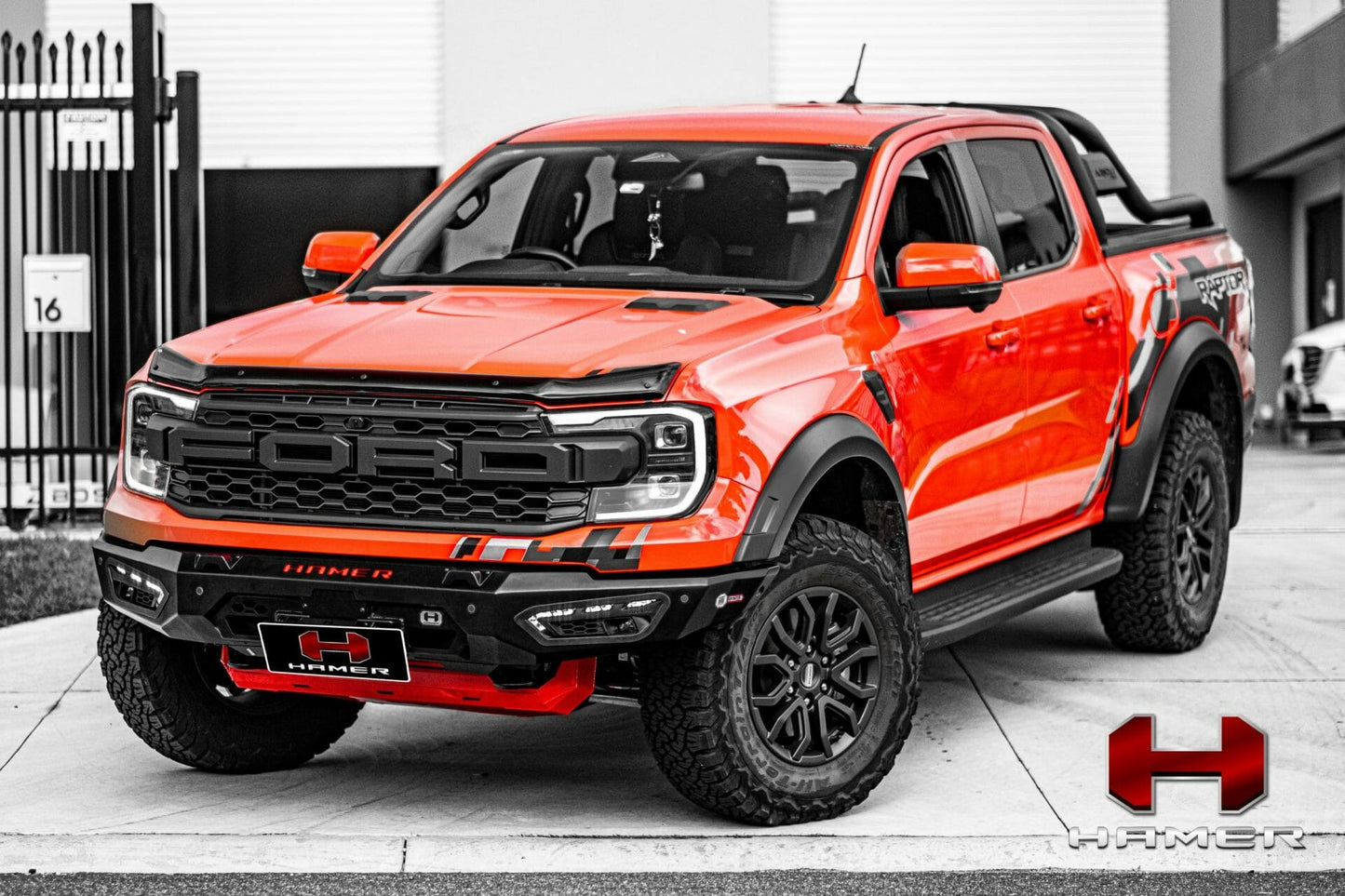 HAMER Atlas series bull bar for Ford Ranger Raptor (2022 – Present)