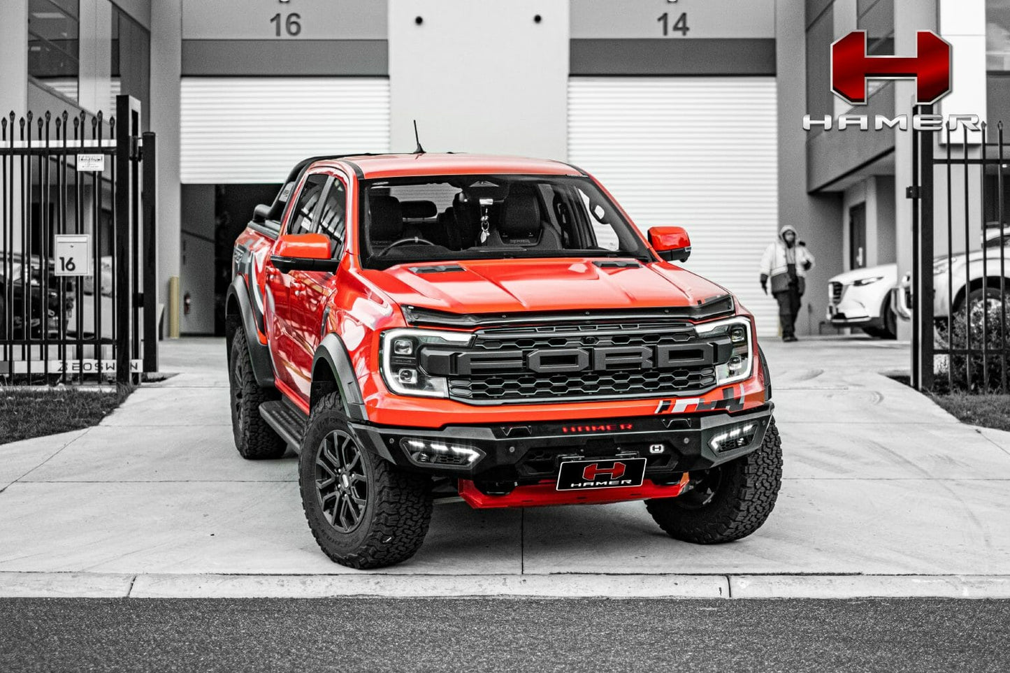 HAMER Atlas series bull bar for Ford Ranger Raptor (2022 – Present)