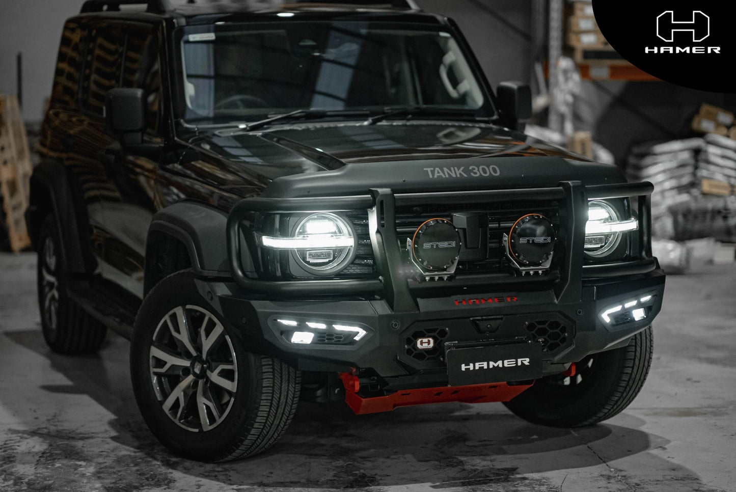 HAMER Atlas series Plus bull bar for GWM Tank 300 (2023 – Present)
