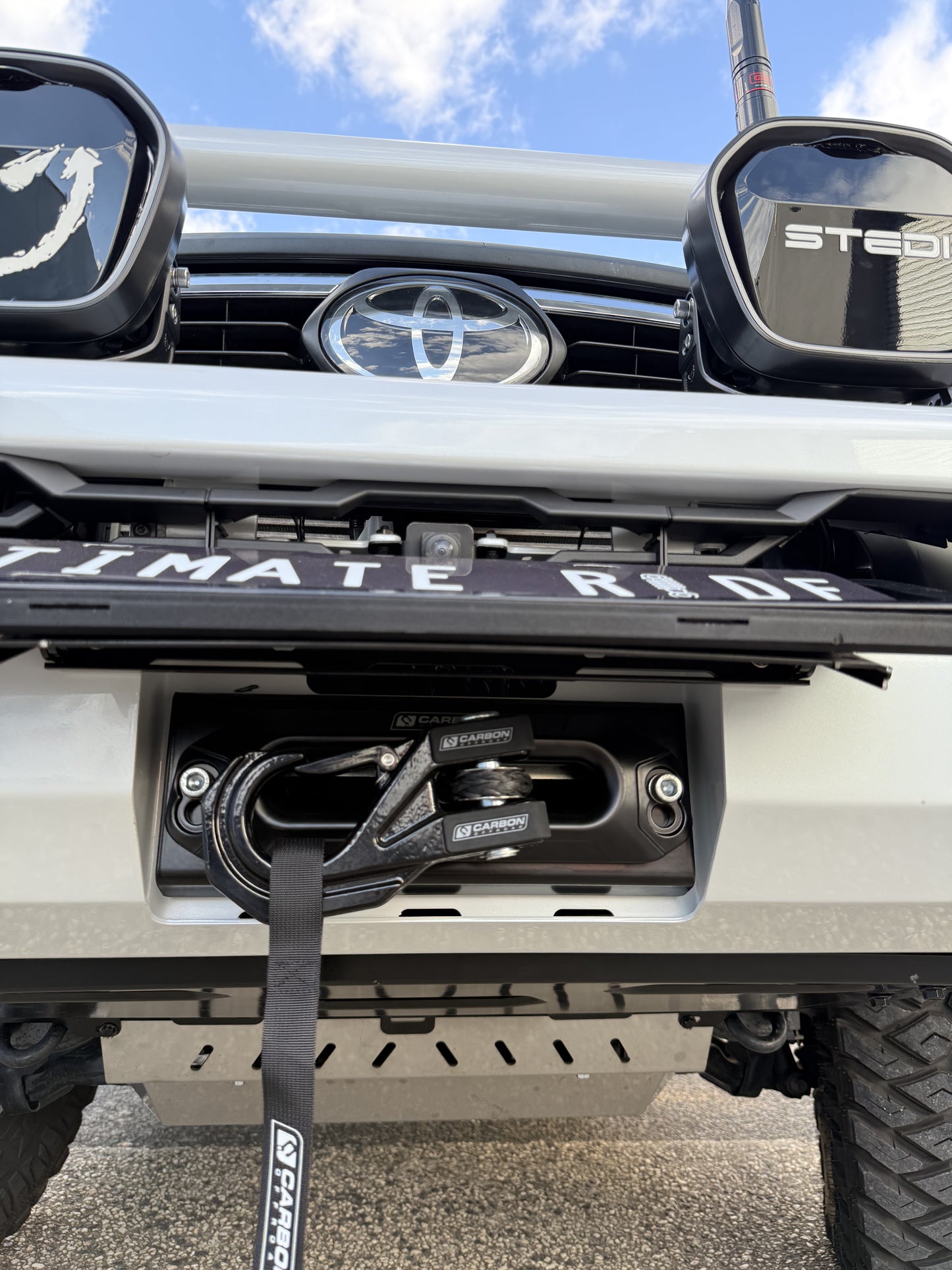 Carbon Offroad 12k 12000lb Electric 12v 4x4 Winch Version 3 - Now IP68 Waterproof 5 Year Australian Warranty Lightest 4x4 Winch (SUPPLIED AND FITTED IN STORE)