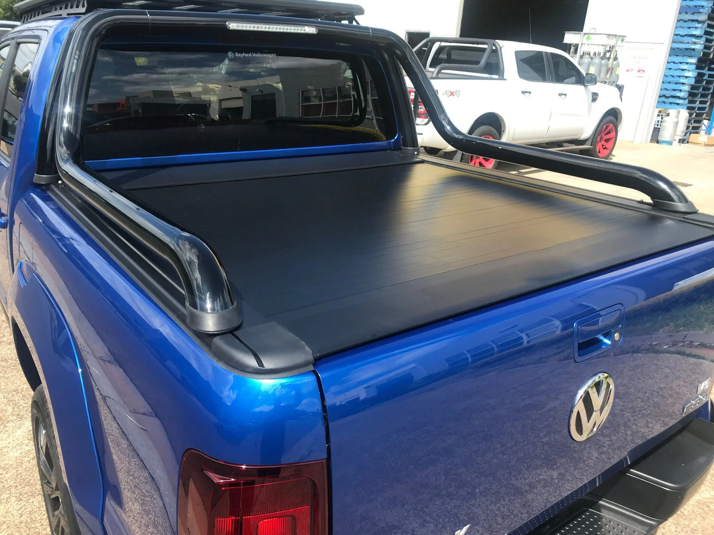 VW AMAROK ULTIMATE DC 2010-2021 ELECTRIC ROLLER SHUTTER COVER for Sports Bar tonneau hard lid (SUPPLIED & FITTED IN STORE ONLY)