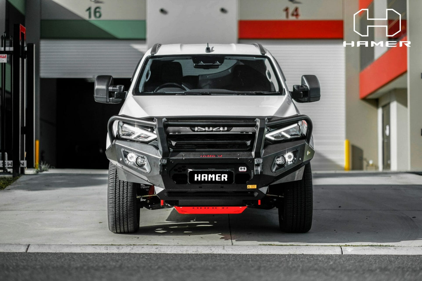 HAMER King series Plus bull bar for Isuzu MUX (2021 – 2024)