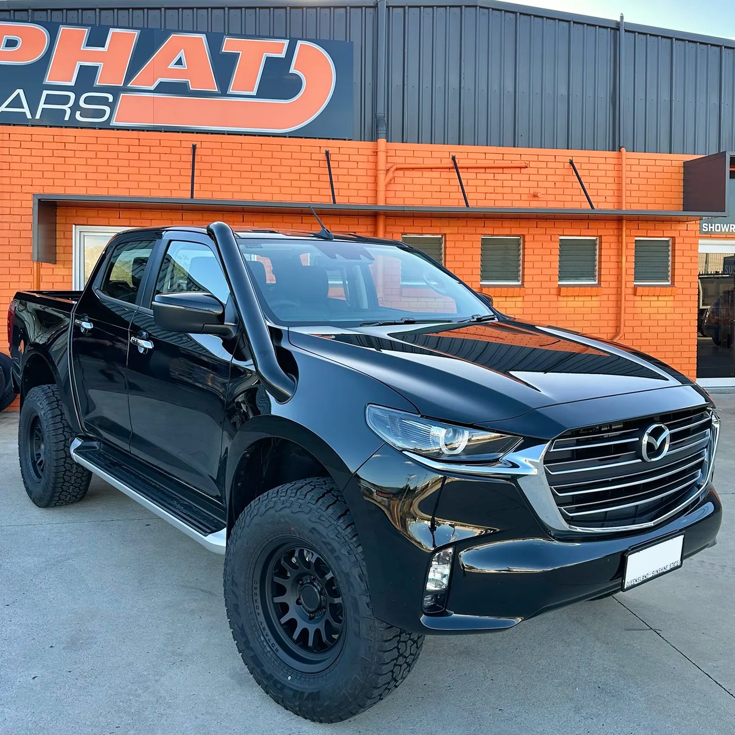 Mazda BT-50 Snorkel – 2021+ Model AVAILABLE IN MATT BLACK, SATIN BLACK OR POLISHED (SUPPLIED & FITTED IN STORE ONLY)