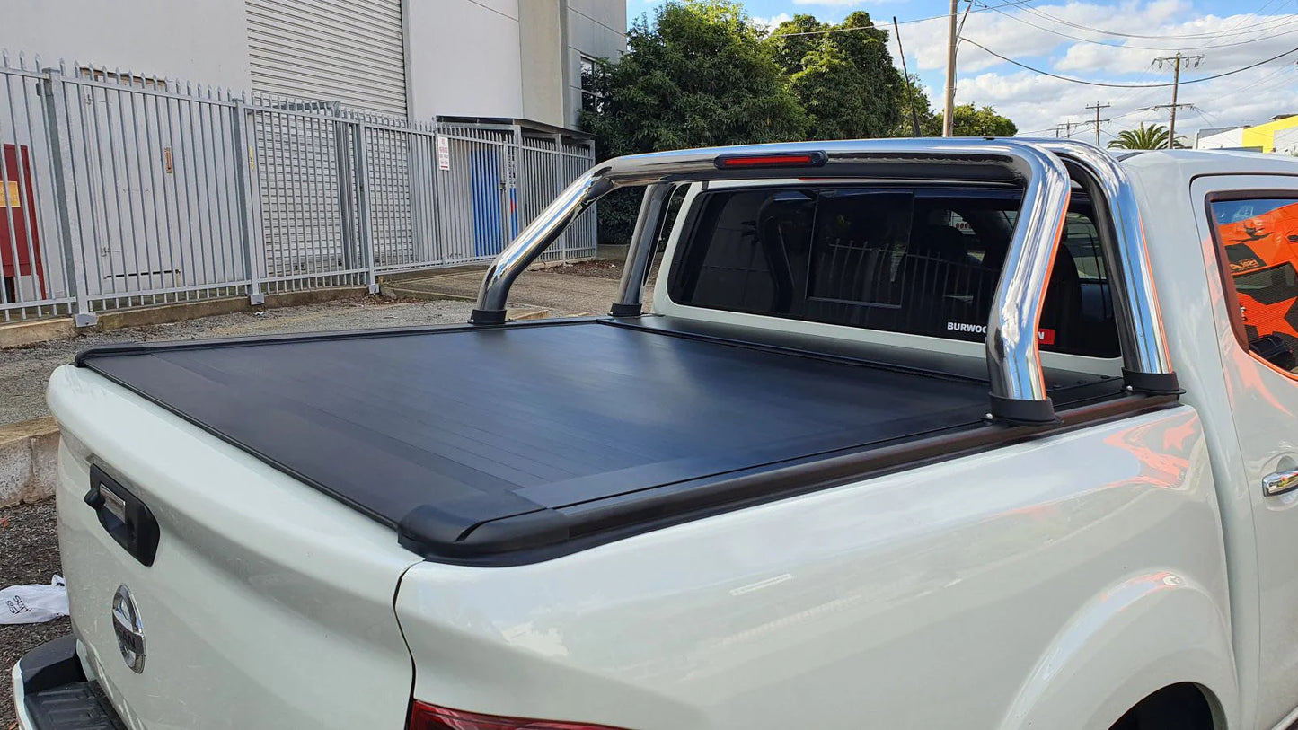 NAVARA NP300 DC 2021+ ELECTRIC ROLLER SHUTTER COVER for Sports Bar tonneau hard lid (PRO-4X, N-Trek, ST, ST-X, RX, SL) (SUPPLIED & FITTED IN STORE ONLY)