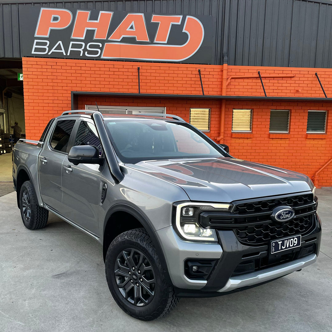Ford Ranger PY 2023+ Snorkel 4″ AVAILABLE IN MATT BLACK, SATIN BLACK OR POLISHED (SUPPLIED & FITTED IN STORE ONLY)