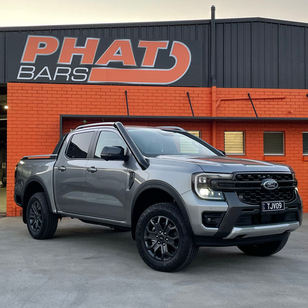 Ford Ranger PY 2023+ Snorkel 4″ AVAILABLE IN MATT BLACK, SATIN BLACK OR POLISHED (SUPPLIED & FITTED IN STORE ONLY)
