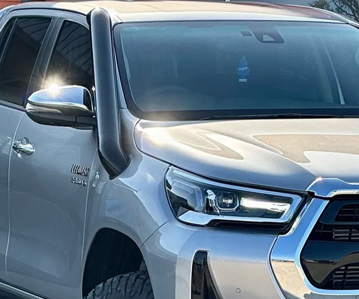 Toyota Hilux N80 Snorkel AVAILABLE IN MATT BLACK, SATIN BLACK OR POLISHED (SUPPLIED & FITTED IN STORE ONLY)