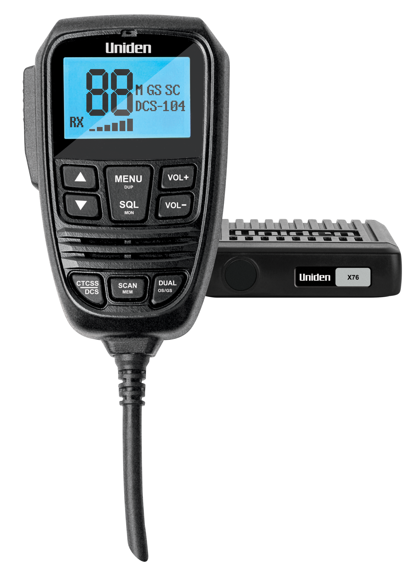 X76 Value Pack (SUPPLIED & FITTED TO BULL BAR IN STORE ONLY) CB RADIO