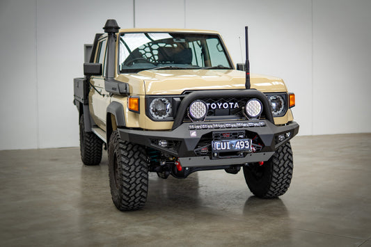 Predator Bull bar, Suitable for Toyota Land Cruiser (facelift) 76, 78, 79 Series, 2024 on (SUPPLIED & FITTED IN STORE ONLY)
