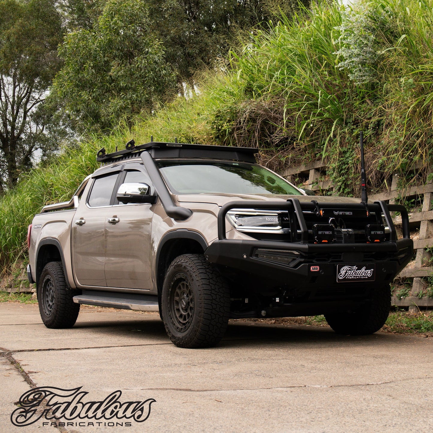 Volkswagen Amarok Next Gen 4 Inch Stainless Snorkel Kit and Alloy Airbox Kit (Silencer Included) (SUPPLIED & FITTED IN STORE ONLY)