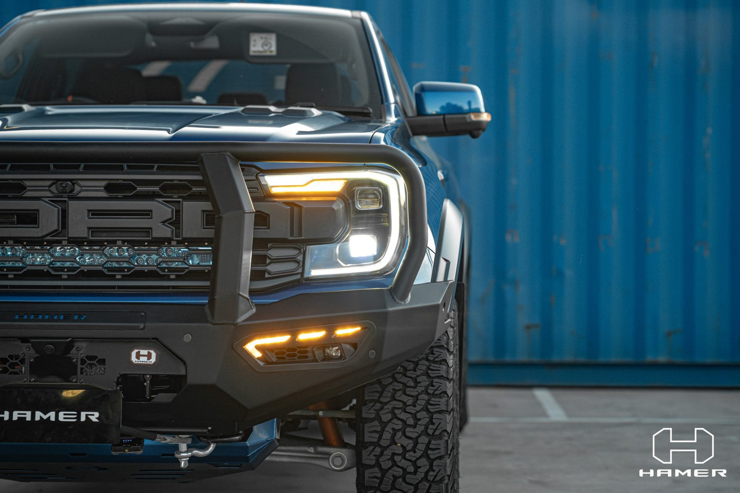 HAMER Atlas series plus bull bar for Ford Ranger Raptor (2022 – Present)