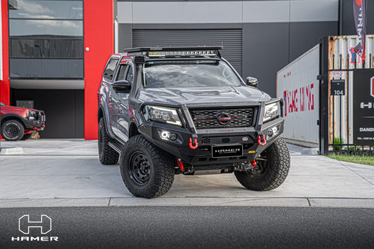 HAMER King series Plus bull bar for Nissan Navara (2021 – Present)