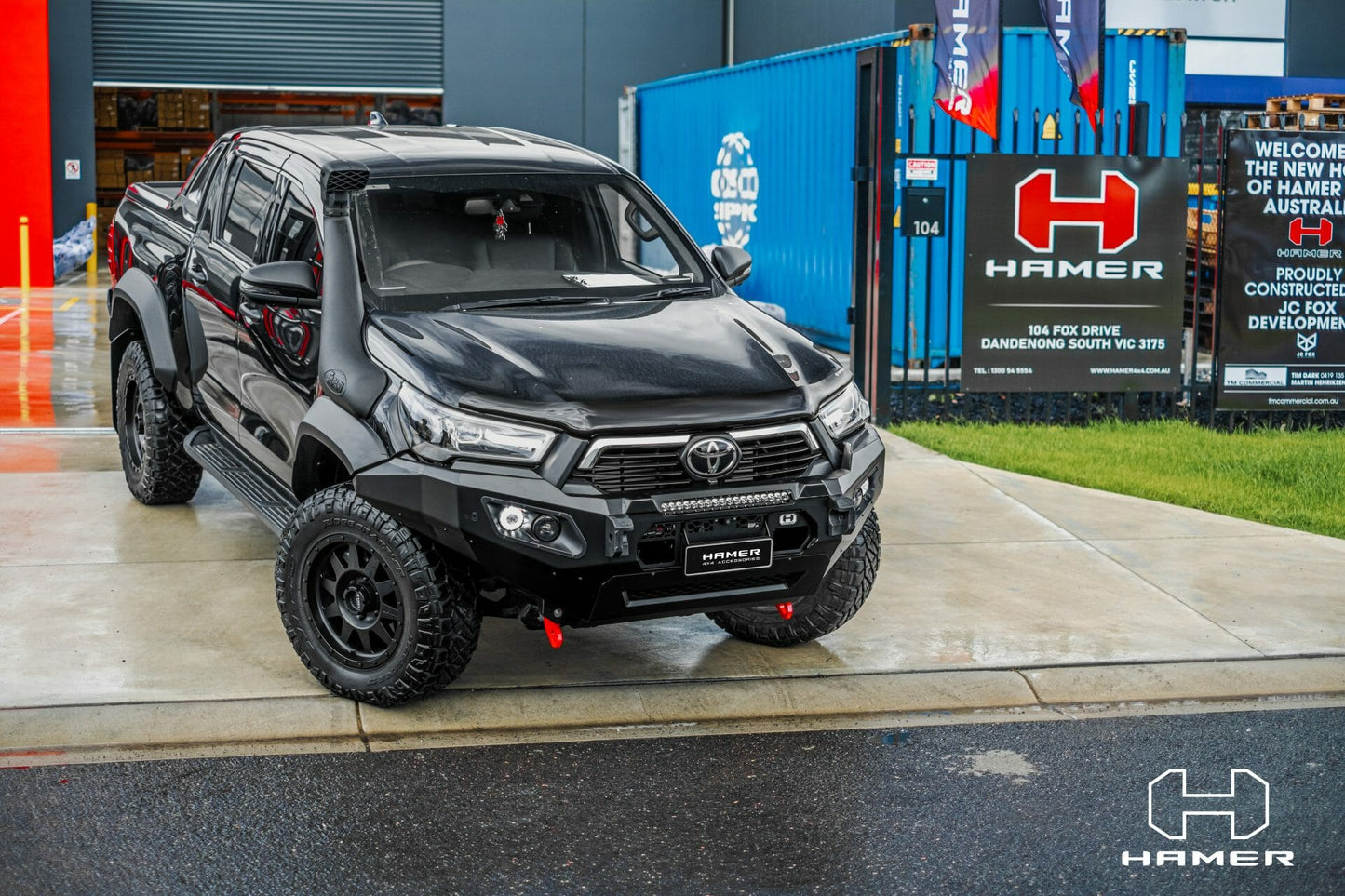 HAMER King series bull bar for Toyota Hilux Rogue (2022 – Present)
