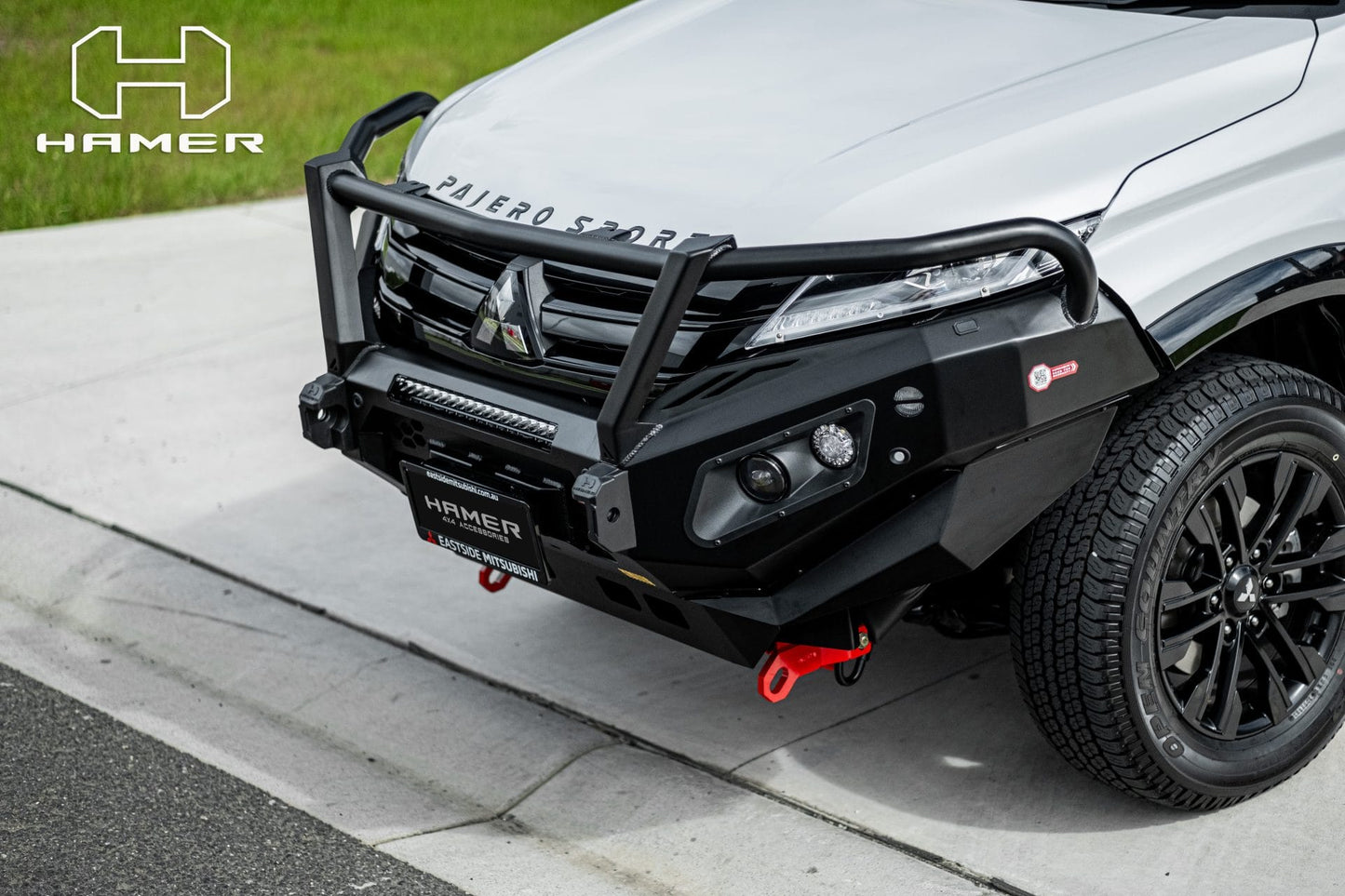 HAMER King series Plus bull bar for Mitsubishi Pajero Sport QG ( 2024 – Present )