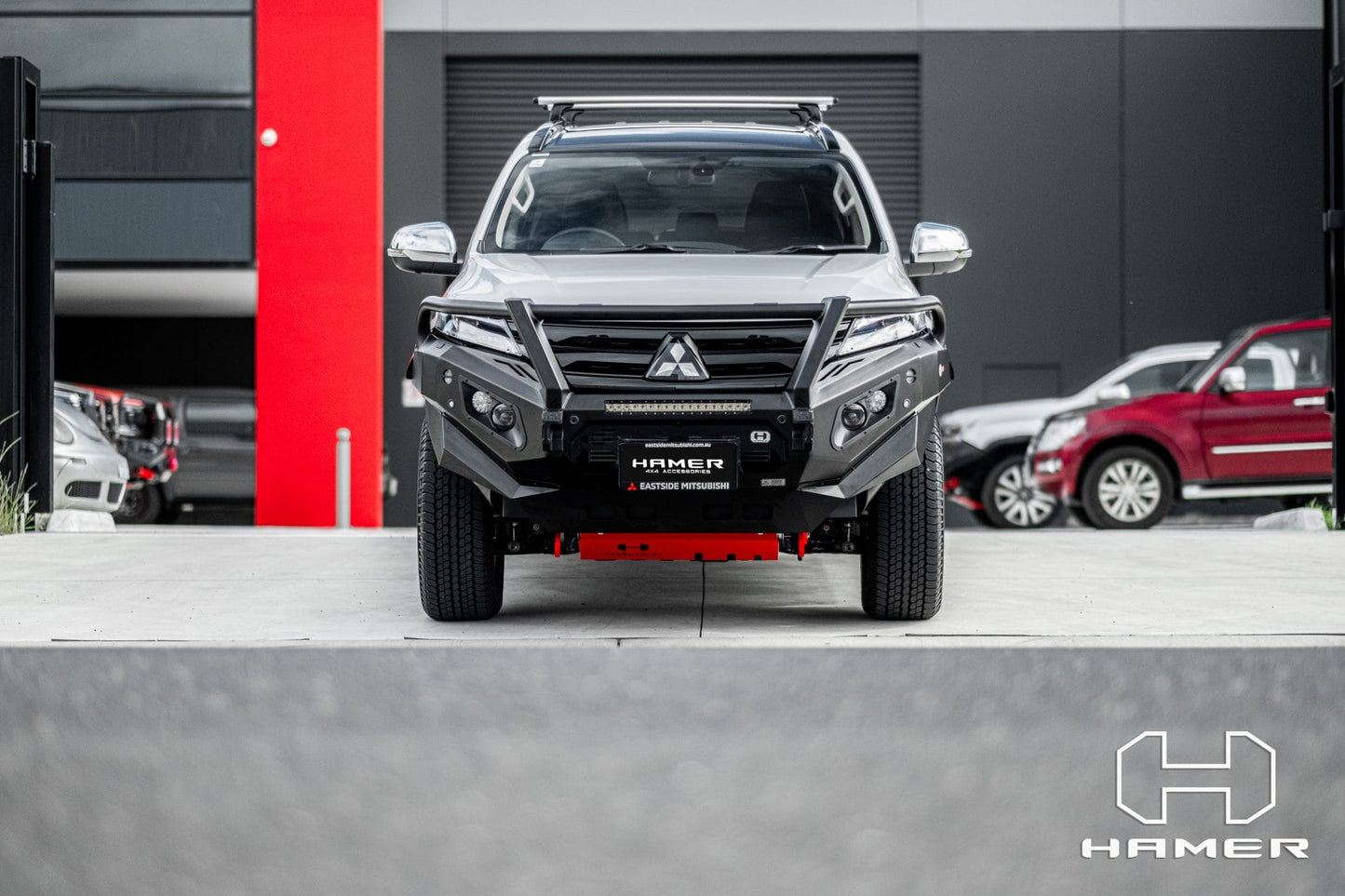 HAMER King series Plus bull bar for Mitsubishi Pajero Sport QG ( 2024 – Present )