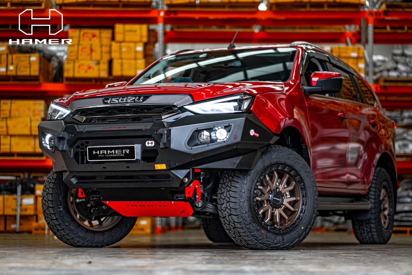 HAMER King series bull bar for Isuzu MUX (2021 – 2024)