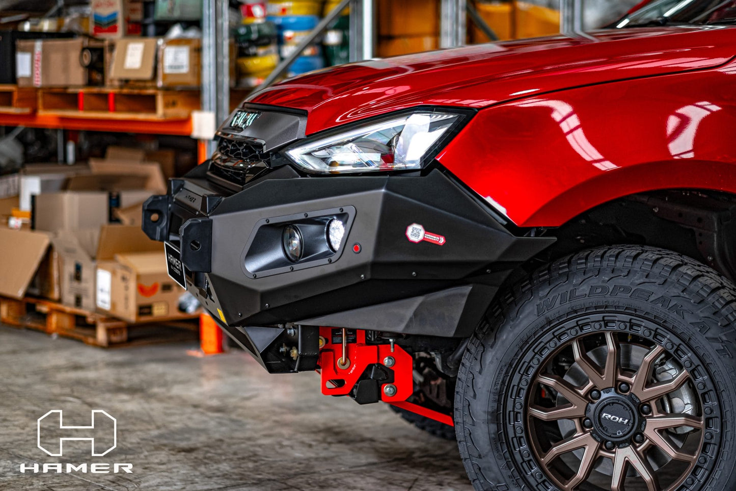 HAMER King series bull bar for Isuzu MUX (2021 – 2024)