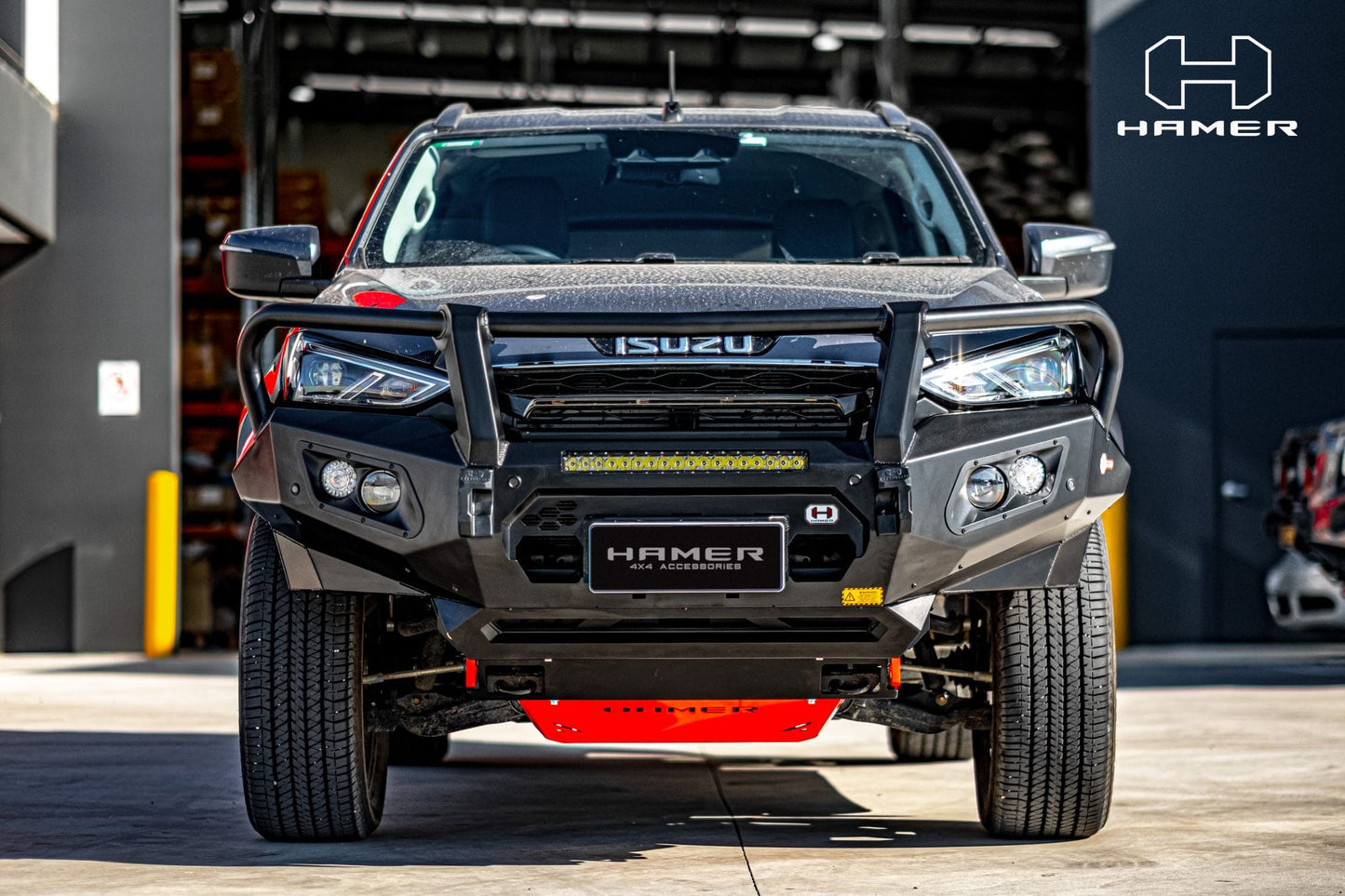 HAMER King series Plus bull bar for Isuzu MUX (2021 – 2024)