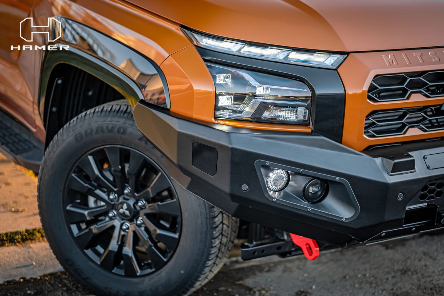 HAMER King series bull bar for Mitsubishi Triton MV ( 2024 – Present )