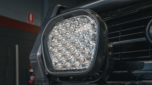 Type-X™ EVO 8.5 Inch LED Driving Lights (pair) (SUPPLIED & FITTED IN STORE ONLY) FITS ALL MAKES AND MODELS & COMES WITH FACTORY STYLE TRIGGER SWITCH