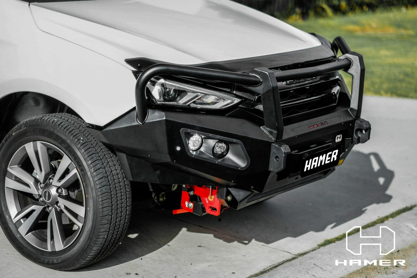 HAMER King series Plus bull bar for Isuzu MUX (2021 – 2024)