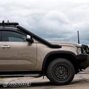 Volkswagen Amarok Next Gen 4 Inch Stainless Snorkel Kit and Alloy Airbox Kit (Silencer Included) (SUPPLIED & FITTED IN STORE ONLY)