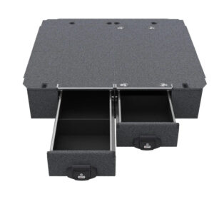 HILUX DUAL CAB N80 4WD INTERIORS FIXED FLOOR DRAWERS (SUPPLIED & FITTED IN STORE ONLY)