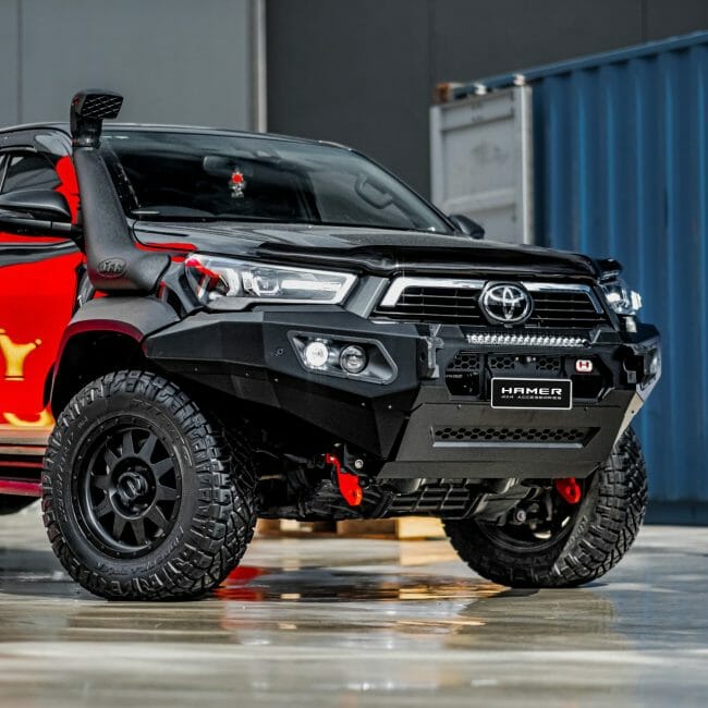 HAMER King series bull bar for Toyota Hilux Rogue (2022 – Present) - Image 4