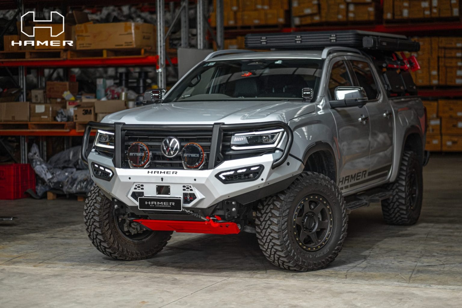 HAMER Atlas Series Plus bull bar for VOLKSWAGEN AMAROK (2023 – Present) - Image 4