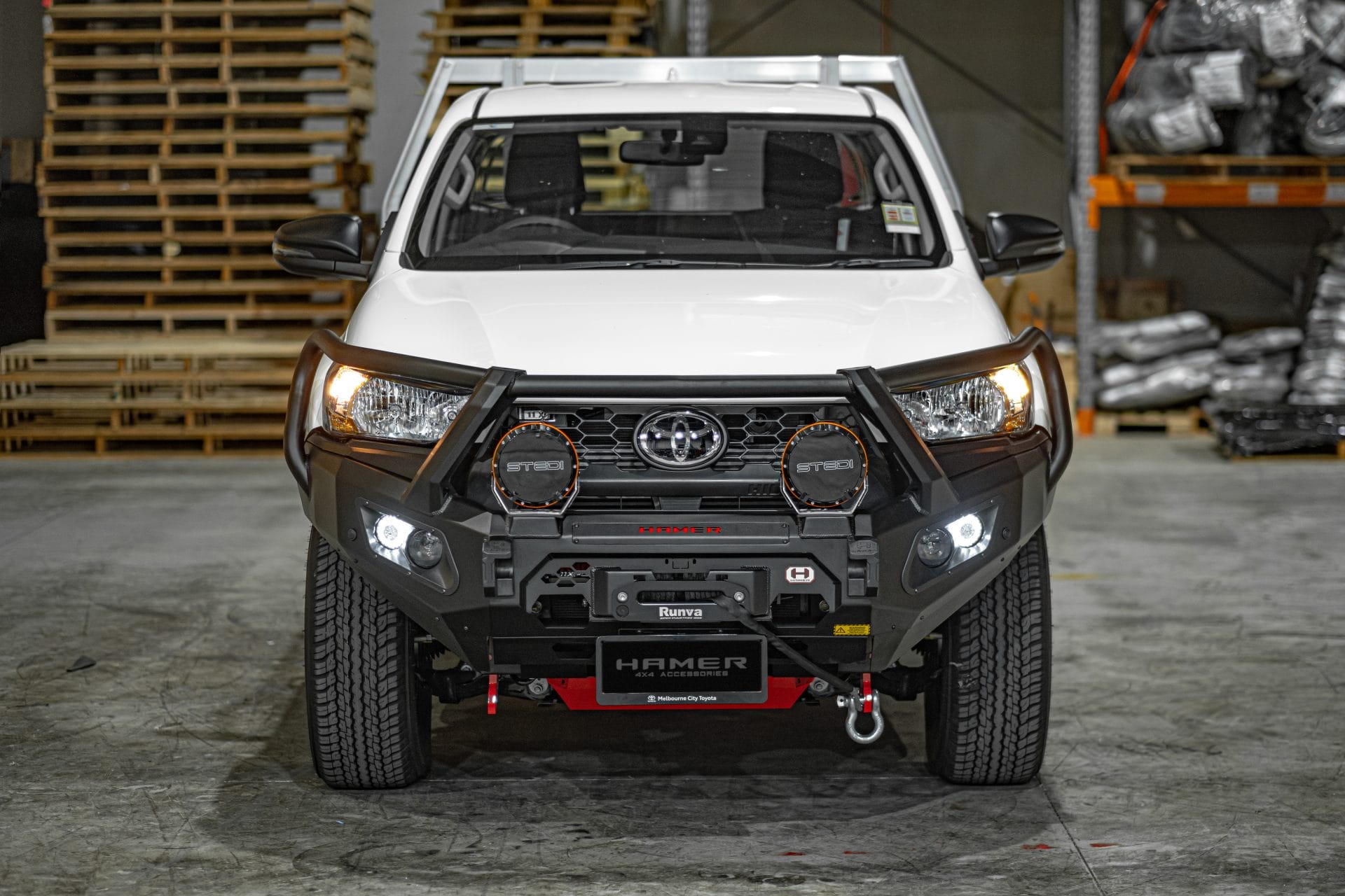 King series Plus bull bar for Toyota Hilux N80 (2024 – Present) (SUPPLIED & FITTED IN STORE ONLY)