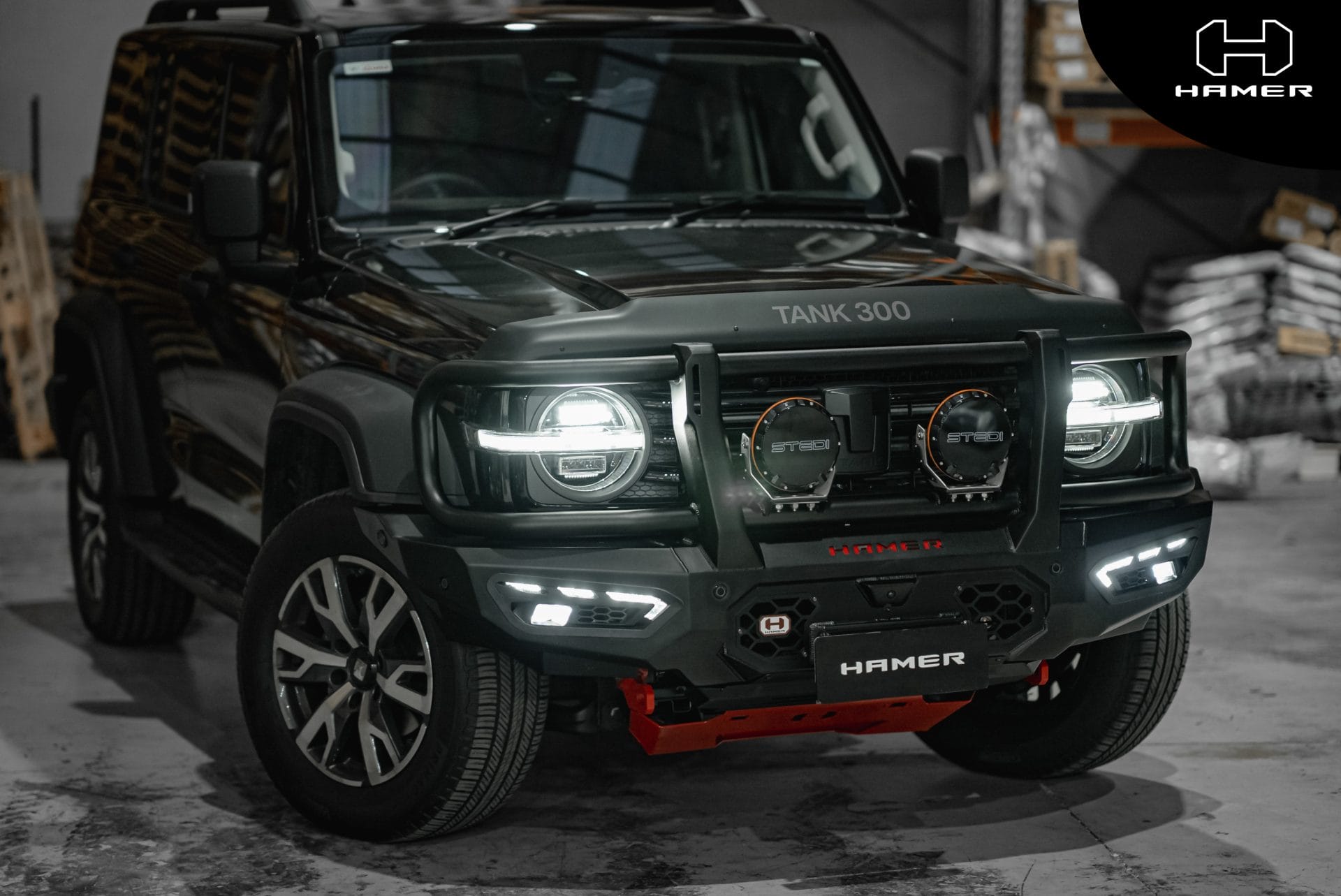HAMER Atlas series Plus bull bar for GWM Tank 300 (2023 – Present) - Image 2