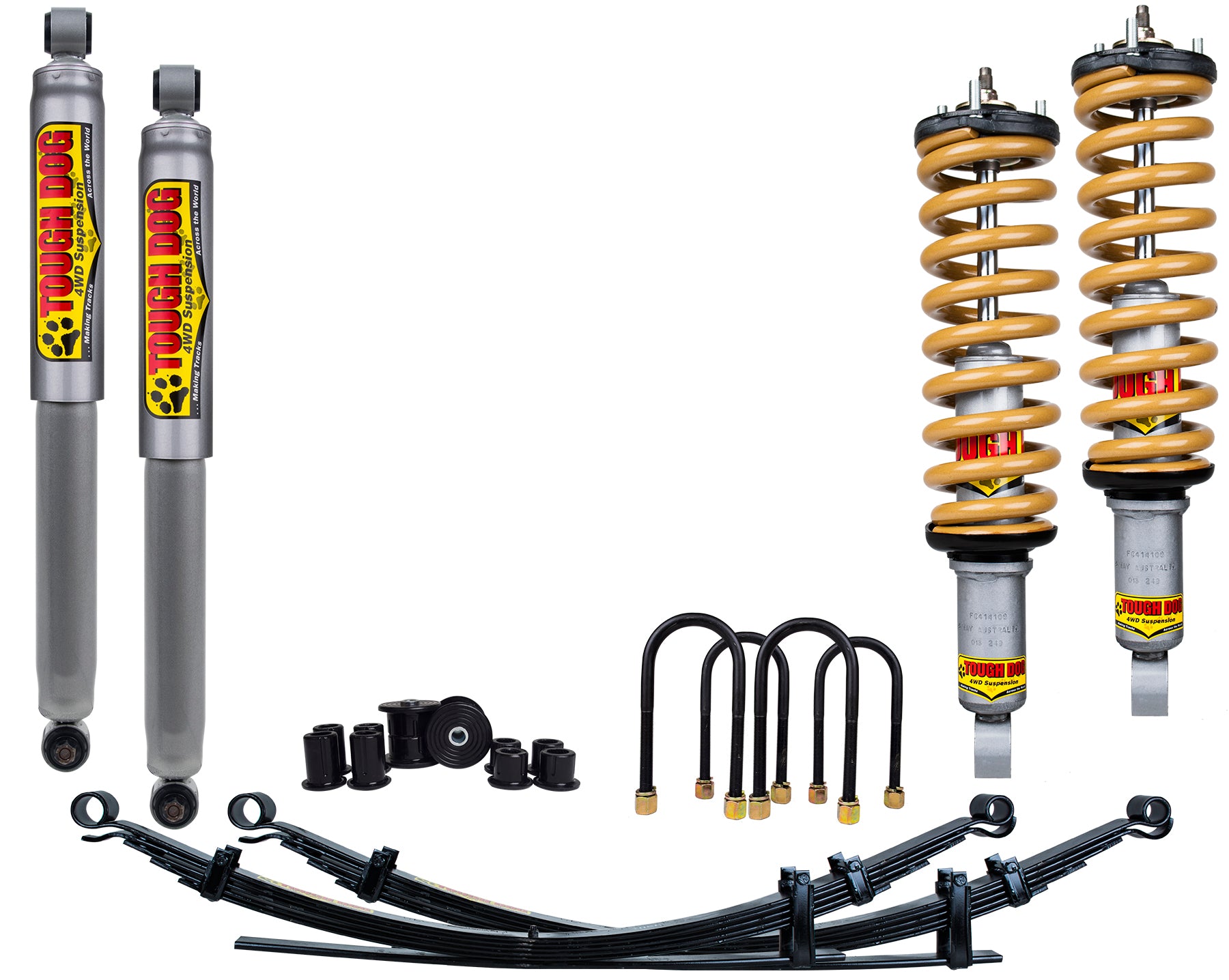 TOUGH DOG 2 INCH LIFT KIT SUPPLIED & FITTED PRICE SUIT TOYOTA HILUX ROGUE WIDEBODY (2023 On)