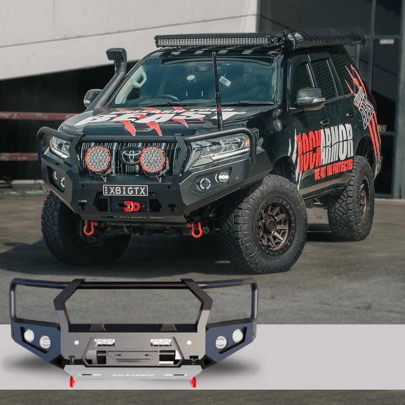 Prado 150 Bull Bar - Rockarmor GT Suits Prado 150 11/2017-2022 (SUPPLIED & FITTED IN STORE ONLY) - Image 2