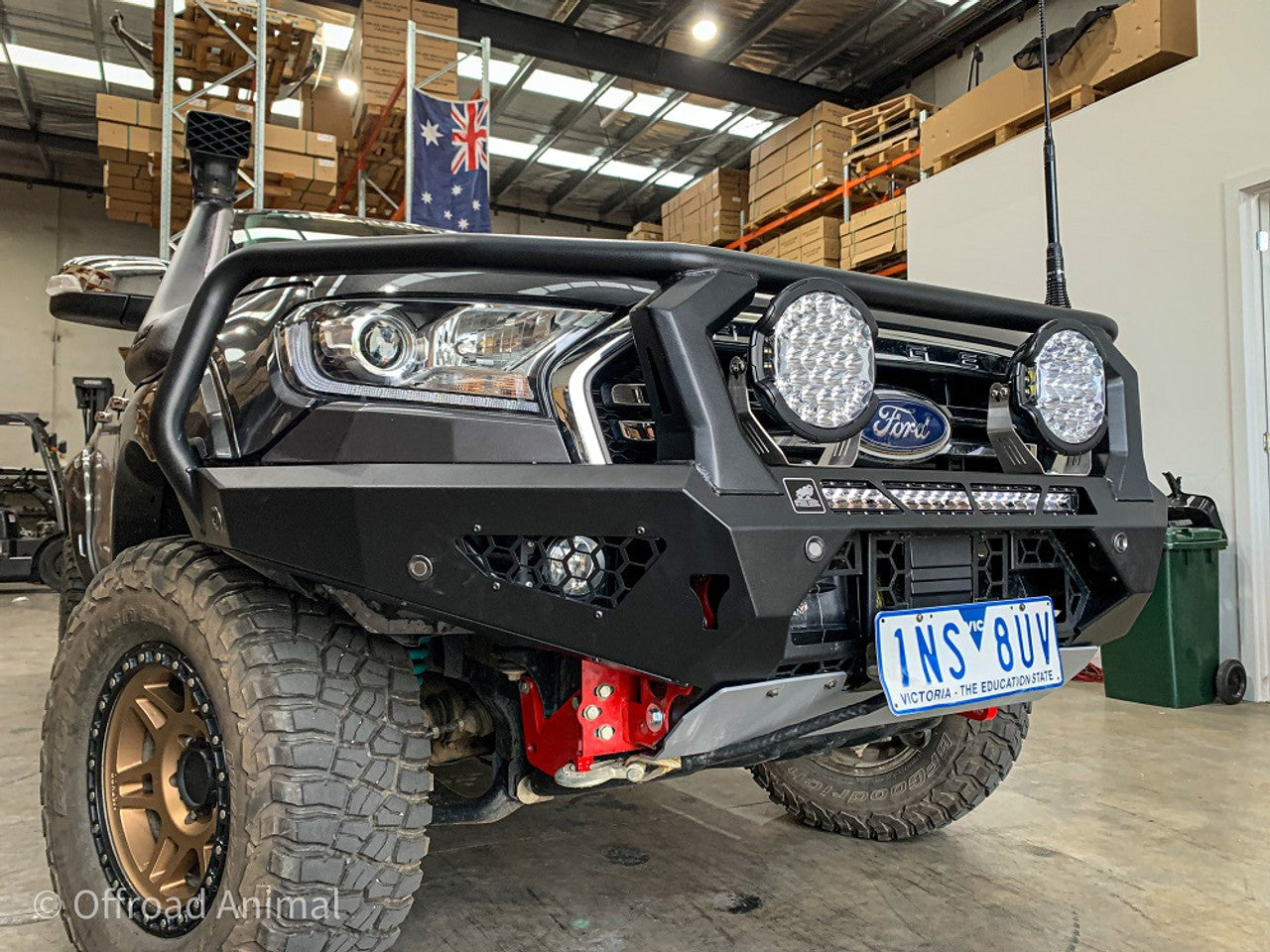 Offroad Animal Toro Bull bar, Ford Ranger PX2 PX3 , 2011-2022 (SUPPLIED & FITTED IN STORE ONLY) - Image 3