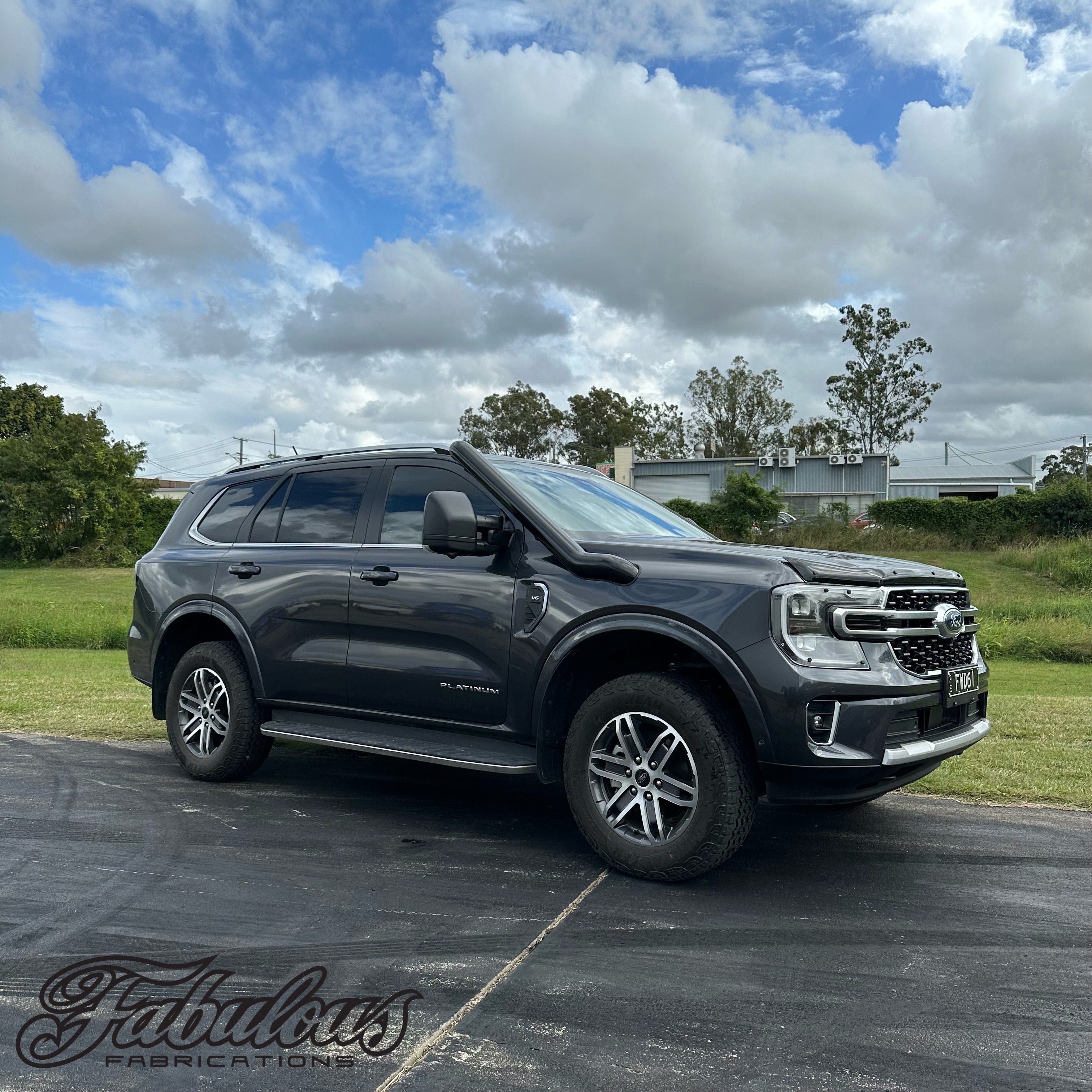 Ford Everest Next Gen 4 Inch Stainless Snorkel and Alloy Washer Bottle Kit (Short & Mid Entry Available) (Silencer Included) - Image 2