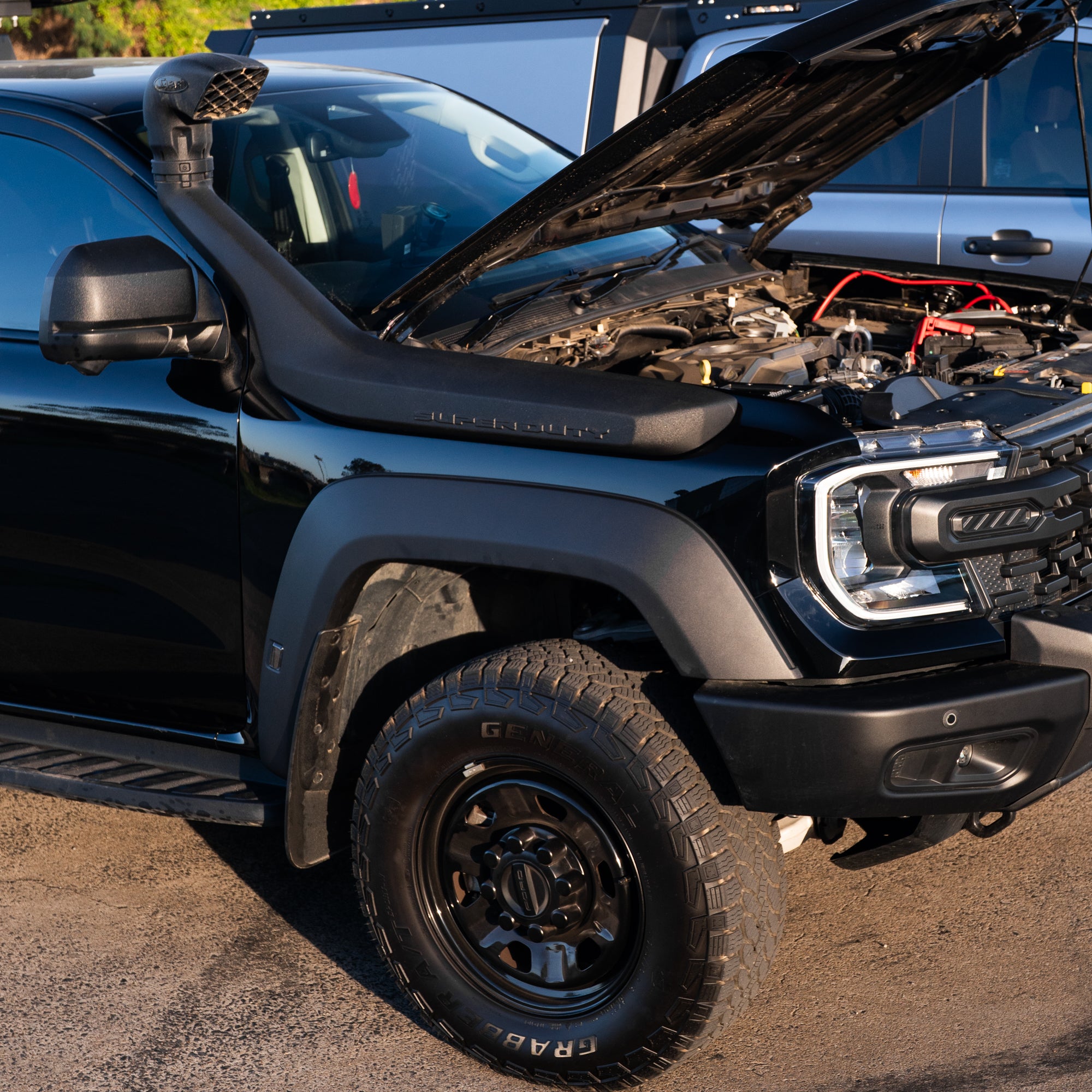 Ford Ranger Next Gen Super Duty V6 Alloy Airbox to Suit Factory Plastic Super Duty Snorkel - Image 5