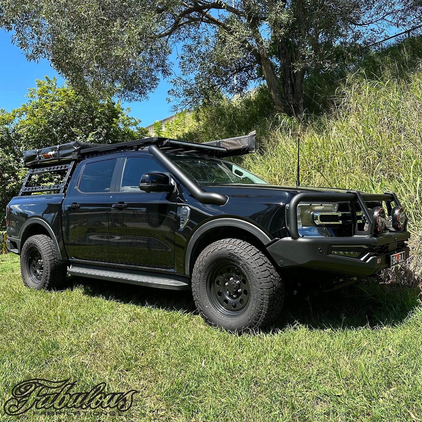 Ford Ranger Next Gen 4 Inch Stainless Snorkel and Alloy Washer Bottle Kit (Short & Mid Entry Available) - Image 3