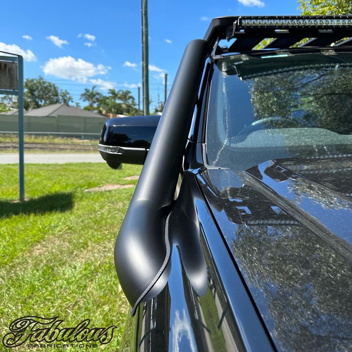 Ford Ranger Next Gen 4 Inch Stainless Snorkel and Alloy Washer Bottle Kit (Short & Mid Entry Available) - Image 6