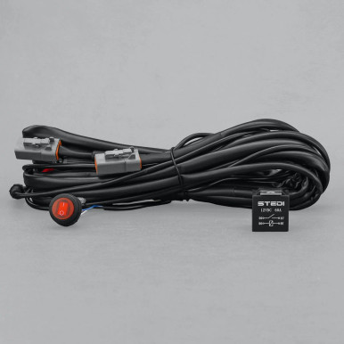 Dual Connector plug & Play Smart Harness high Beam Driving light Wiring - Image 2
