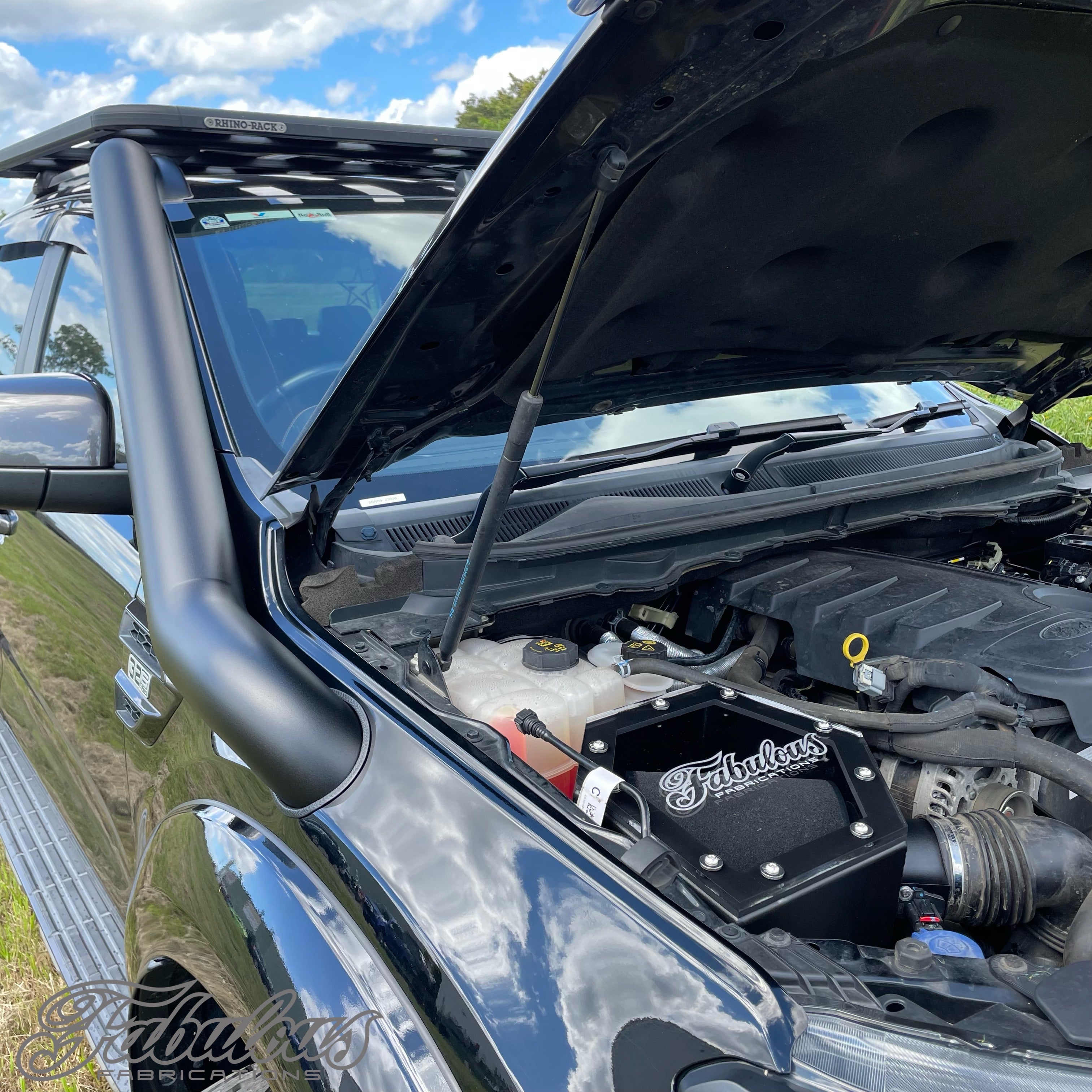 Ford Ranger PX1/2/3 3.2L/2.2L Stainless Snorkel And Alloy Airbox Kit - Image 2